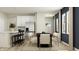 Open-concept kitchen and dining area, with modern appliances and plenty of seating at 19473 Boulder Brook Ln, Westfield, IN 46074
