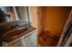 Bathroom with sink and cabinet next to the shower at 2221 Station St, Indianapolis, IN 46218