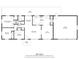 Layout showing bedrooms, living spaces, kitchen, patio and garage dimensions, illustrating the home's design at 2399 E Mckay Rd, Shelbyville, IN 46176