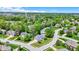 Aerial view of the neighborhood showcasing the home's location and surrounding landscape at 3162 Hazel Foster Dr, Carmel, IN 46033