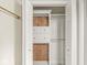 Spacious closet with built-in shelving and drawers to maximize organization at 320 Thornberry Dr, Carmel, IN 46032