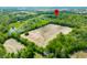 Beautiful aerial view showcasing the surrounding land at 4128 Whitetail Woods Dr, Bargersville, IN 46106