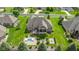 Beautiful backyard featuring a hot tub, an outdoor living area, a porch, and mature landscaping at 4890 Benthaven E Dr, Bargersville, IN 46106