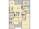 Detailed floor plan showcasing the layout of the home, including bedrooms, kitchen, and living spaces at 5062 Foxley Park Ln, Avon, IN 46123