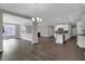 Spacious open floorplan connecting the kitchen, living, and dining areas, ideal for entertaining at 5127 Foxley Park Ln, Avon, IN 46123