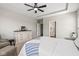 Spacious main bedroom boasts an en-suite bathroom and a plush bedroom set at 5375 Citadel Dr, Noblesville, IN 46062