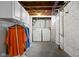 Basement laundry room with washer and dryer hookups at 5439 Indianola Ave, Indianapolis, IN 46220