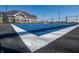 Community tennis court, with well-defined lines and a smooth surface for an enjoyable game at 5547 Tart Blvd, Indianapolis, IN 46239