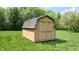 Outdoor shed in a lush green yard, offering ample storage space at 5683 Steven Dr, Greenwood, IN 46142