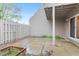 Cozy backyard with patio space, perfect for outdoor entertaining and relaxation at 582 Conner Creek Dr, Fishers, IN 46038