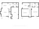 Two-story floor plan includes living room, kitchen, dining room, garage, bedrooms, and bathrooms at 582 Conner Creek Dr, Fishers, IN 46038
