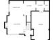 A floor plan layout providing layout of rooms including Living Room, Garage, Bath, Kitchen and Laundry at 582 Conner Creek Dr, Fishers, IN 46038