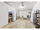 Spacious garage with ample storage space and plenty of room for parking at 582 Conner Creek Dr, Fishers, IN 46038