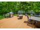 Spacious deck with outdoor seating, dining table, and grill, perfect for entertaining guests outdoors at 5851 Beisinger Pl, Indianapolis, IN 46237