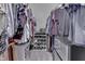 Spacious walk-in closet featuring ample storage and organization solutions for clothes and shoes at 6503 E Walton Dr, Camby, IN 46113