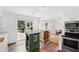 Modern kitchen featuring two kitchen islands, stainless steel appliances and updated countertops at 6825 Farmleigh Dr, Indianapolis, IN 46220