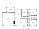 Detailed floor plan showcasing the layout, room dimensions, and relationships within the home at 6985 E County 100 S Rd, Avon, IN 46123