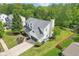 Aerial view of a two-story home with lush greenery and a spacious backyard at 7388 Wythe Dr, Noblesville, IN 46062