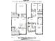 Detailed floor plan showcasing the layout of this two-story home with attached garage and outdoor patio at 774 James William Ln, Westfield, IN 46074