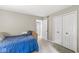 Bedroom with a large closet at 8047 Van Ness Way, Indianapolis, IN 46240
