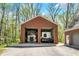 This property features a spacious two-bay garage that can house an RV and another large vehicle at 8820 Mud Creek Rd, Indianapolis, IN 46256
