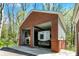 This property features a spacious two-bay garage that can house an RV and another large vehicle at 8820 Mud Creek Rd, Indianapolis, IN 46256
