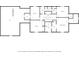 Second floorplan features bedrooms, walk-in closets, bathrooms, and attic access, providing ample space and comfort at 8820 Mud Creek Rd, Indianapolis, IN 46256