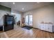 The modern kitchen leads to an outdoor seating area, great for entertaining at 933 N 19Th N St, Elwood, IN 46036