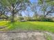 Large backyard perfect for outdoor activities at 9526 Burrwood Ct, Indianapolis, IN 46235