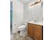Bathroom features a single sink vanity and toilet at 9526 Burrwood Ct, Indianapolis, IN 46235