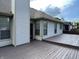 Deck with space for entertaining overlooking the landscaped backyard with neighborhood views at 10305 Lakeland Dr, Fishers, IN 46037