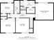 Floor plan of the second floor of a home at 10310 Foxwood W Dr, Carmel, IN 46280