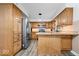 Spacious kitchen with ample cabinet space and modern stainless steel appliances at 10456 N State Rd 267, Brownsburg, IN 46112