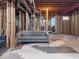 Unfinished basement featuring an exposed ceiling, open concept and patterned rug at 12253 Bedrock Ct, Fishers, IN 46037