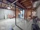 Spacious unfinished basement with exposed ceiling and utility components at 12253 Bedrock Ct, Fishers, IN 46037