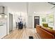 Cozy dining area with modern lighting fixture and open floor plan at 1337 N Concord St, Indianapolis, IN 46222