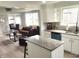 Open-concept living space with a view of the kitchen and dining area at 1527 N C N St, Elwood, IN 46036