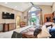 Inviting main bedroom with private balcony access and an abundance of natural light at 1530 E 75Th St, Indianapolis, IN 46240