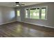 Spacious living room with new flooring, fresh paint and abundant natural light at 1725 E 100 S, Lebanon, IN 46052