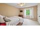 Comfortable bedroom with natural light, neutral color palette, and closet space at 1832 Live Oak Ct, Avon, IN 46123