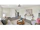 Stylish living room featuring modern flooring, neutral tones, and an elegant decor at 1944 Galeston Ct, Indianapolis, IN 46229