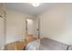 Simple bedroom with an open doorway, natural light, and clean design at 2006 N Moreland Ave, Indianapolis, IN 46222
