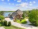 An inviting home featuring a three-car garage and beautiful landscaping at 3107 Waterfront Cir, Anderson, IN 46012