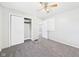 Bedroom featuring carpet, closet, and neutral colored walls at 3631 Columbus Ave, Anderson, IN 46013