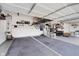 Spacious garage with lots of storage space and room for multiple cars and tools at 3743 Earhart Dr, Carmel, IN 46074