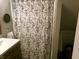 Bathroom showcasing a patterned shower curtain and sink at , Plainfield, IN 46168