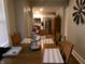 Spacious dining area with hardwood floors that leads to the kitchen at , Plainfield, IN 46168
