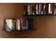 Close-up of bookshelves filled with various books for reading at 4244 Rookwood Ave, Indianapolis, IN 46208