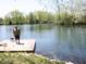 A Personal fishing in the lake near the community at 4363 E State Road 252, Franklin, IN 46131