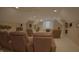 Comfortable finished theater room with reclining seats, speakers and an in-wall air vent at 4363 E State Road 252, Franklin, IN 46131